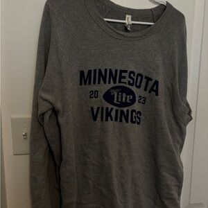 Gray Minnesota Vikings Sweatshirt
